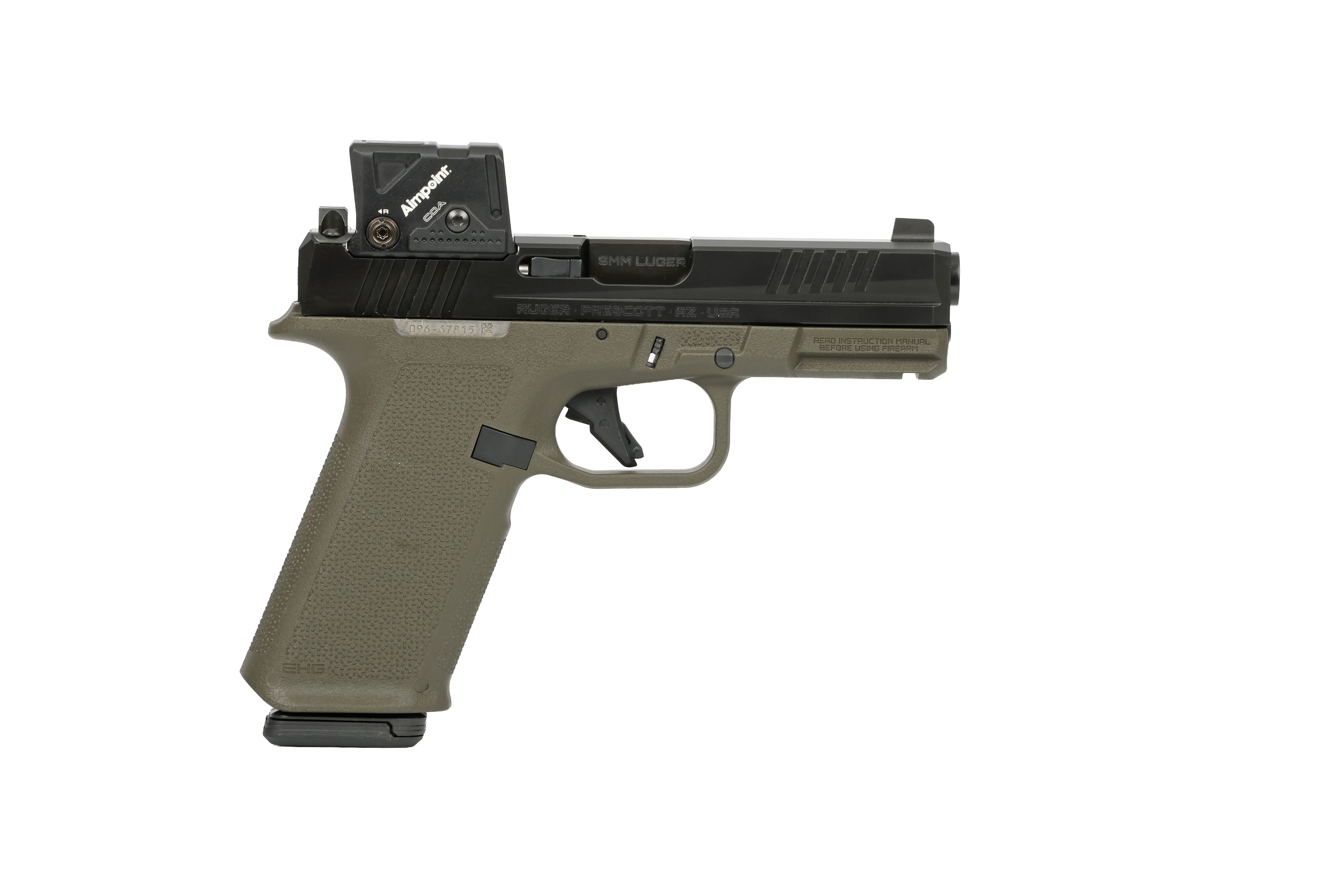 Ruger 19466 Aimpoint Coa Red Dot Semi-Auto Pistol