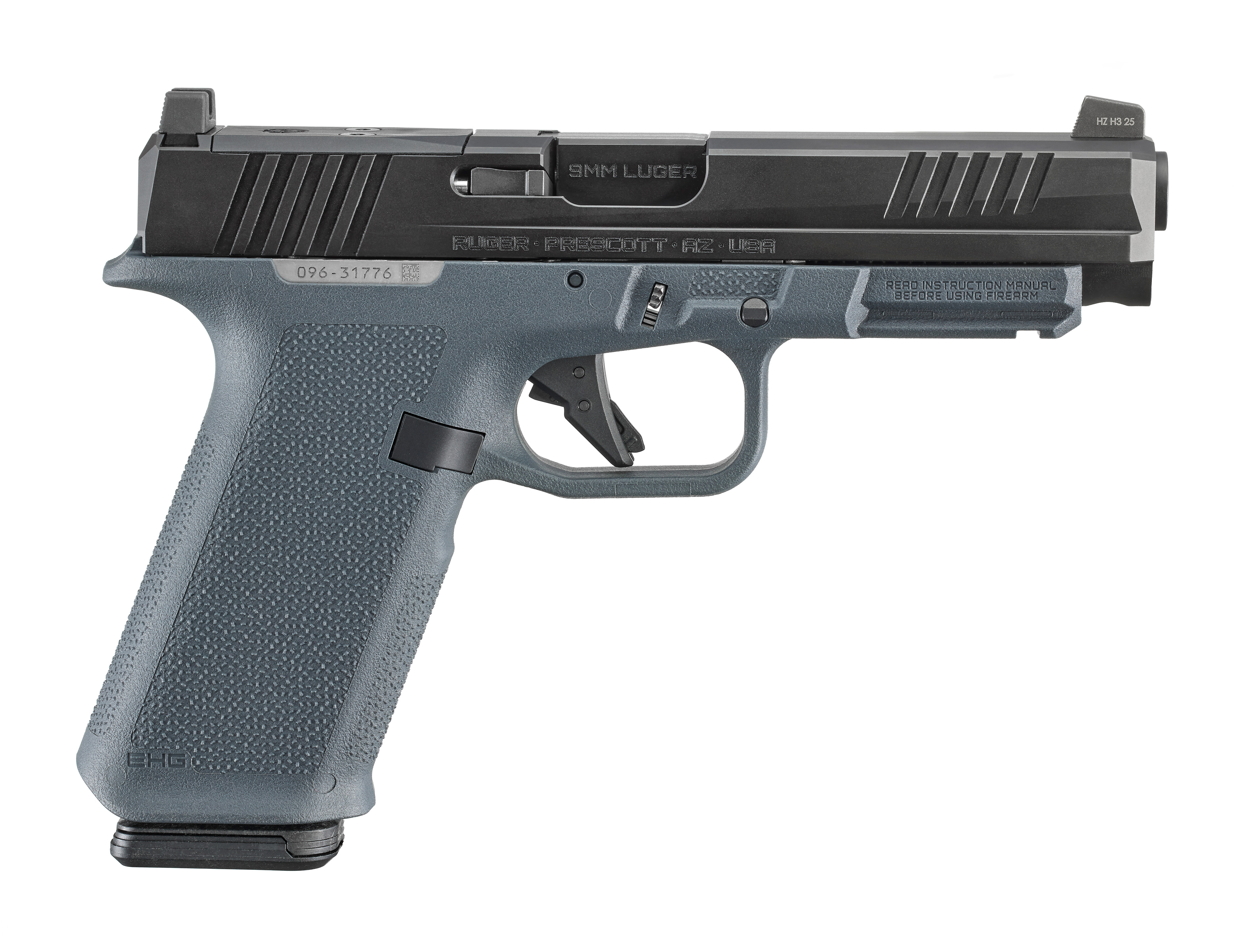 Ruger RXM Handgun 9mm Luger 17rd Magazines (2) 4.5" Barrel Grey OR