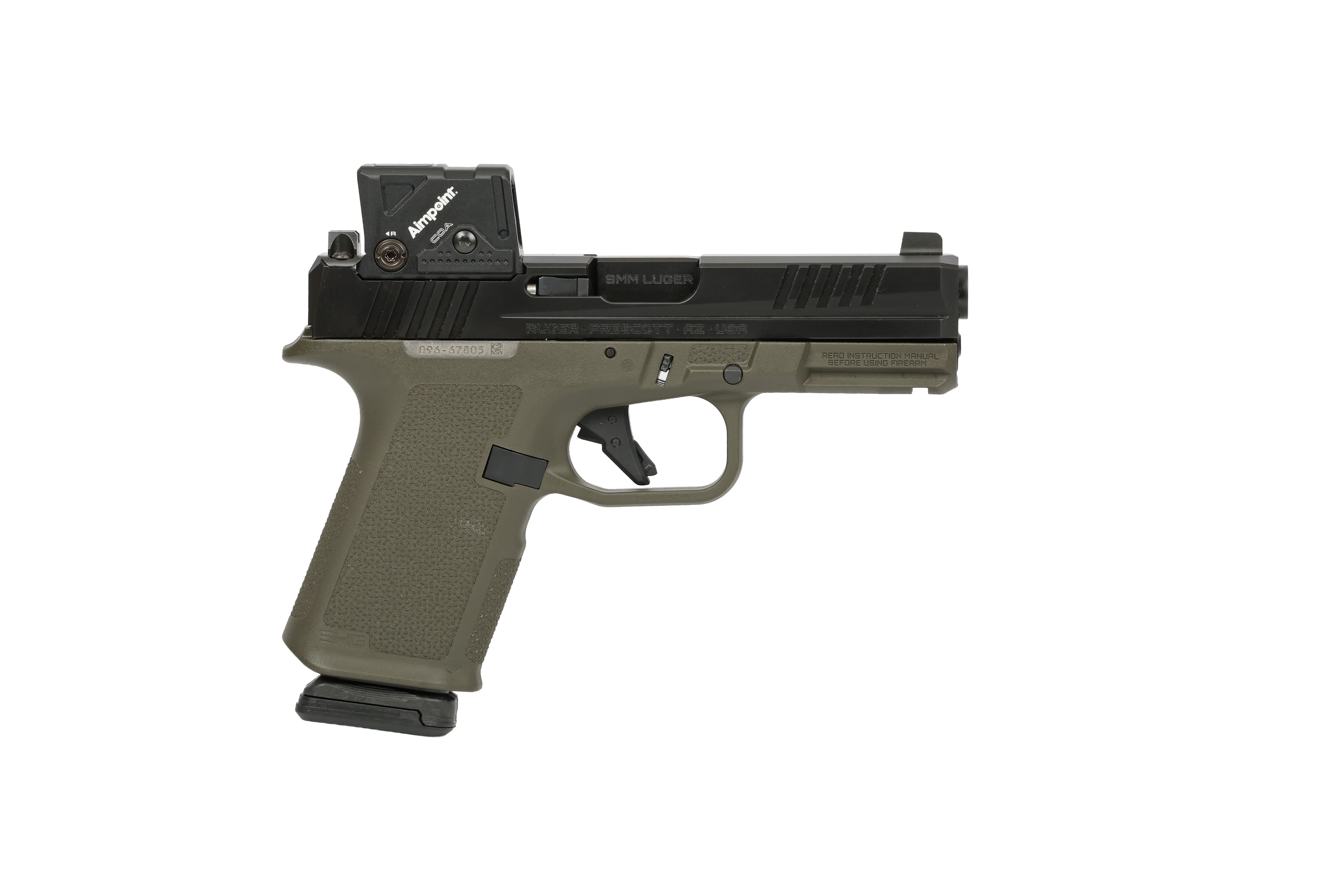 Ruger 19463 Aimpoint Coa Red Dot Semi-Auto Pistol