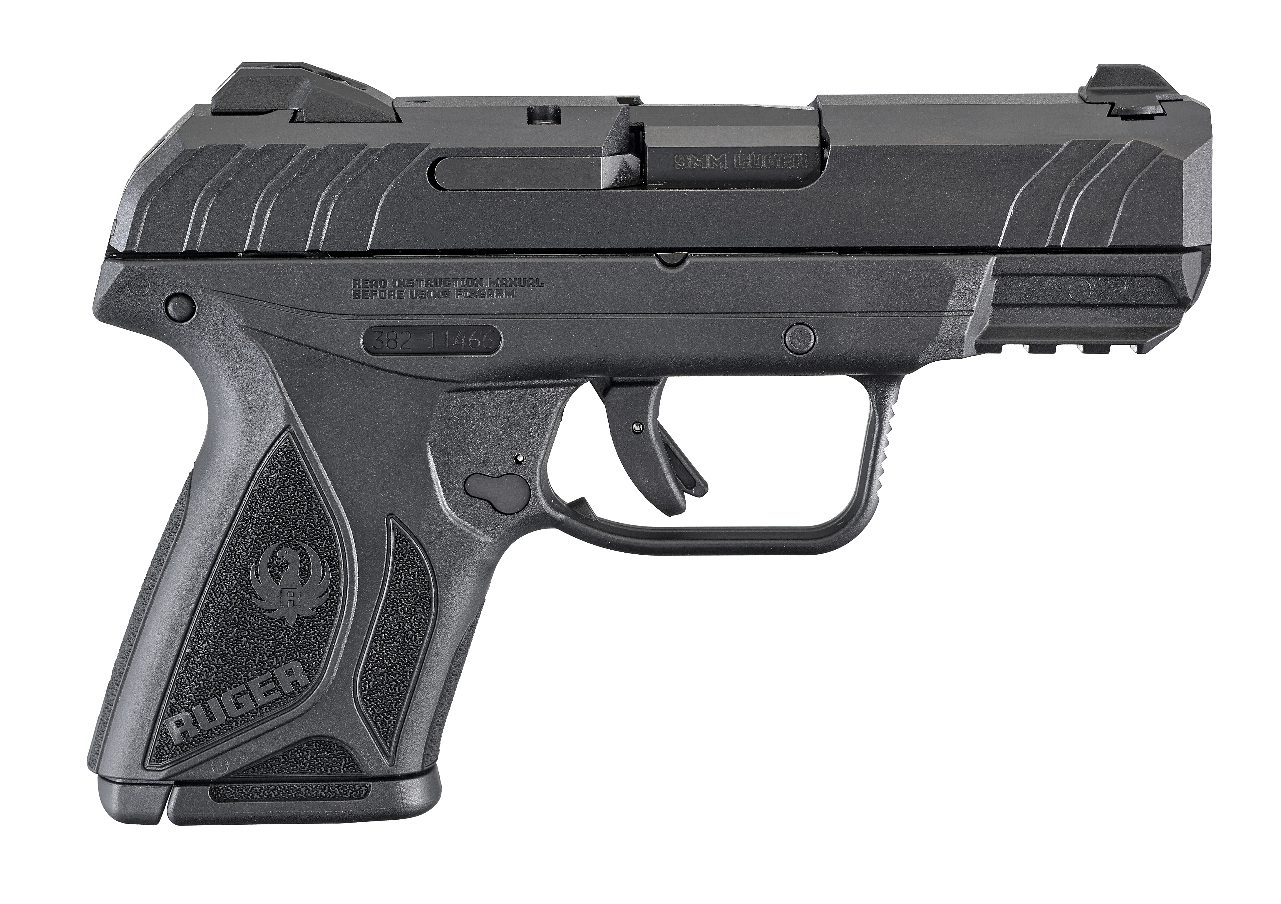 Ruger Security 9 Compact 9mm Luger 10rd Magazine 3.42" Barrel Black