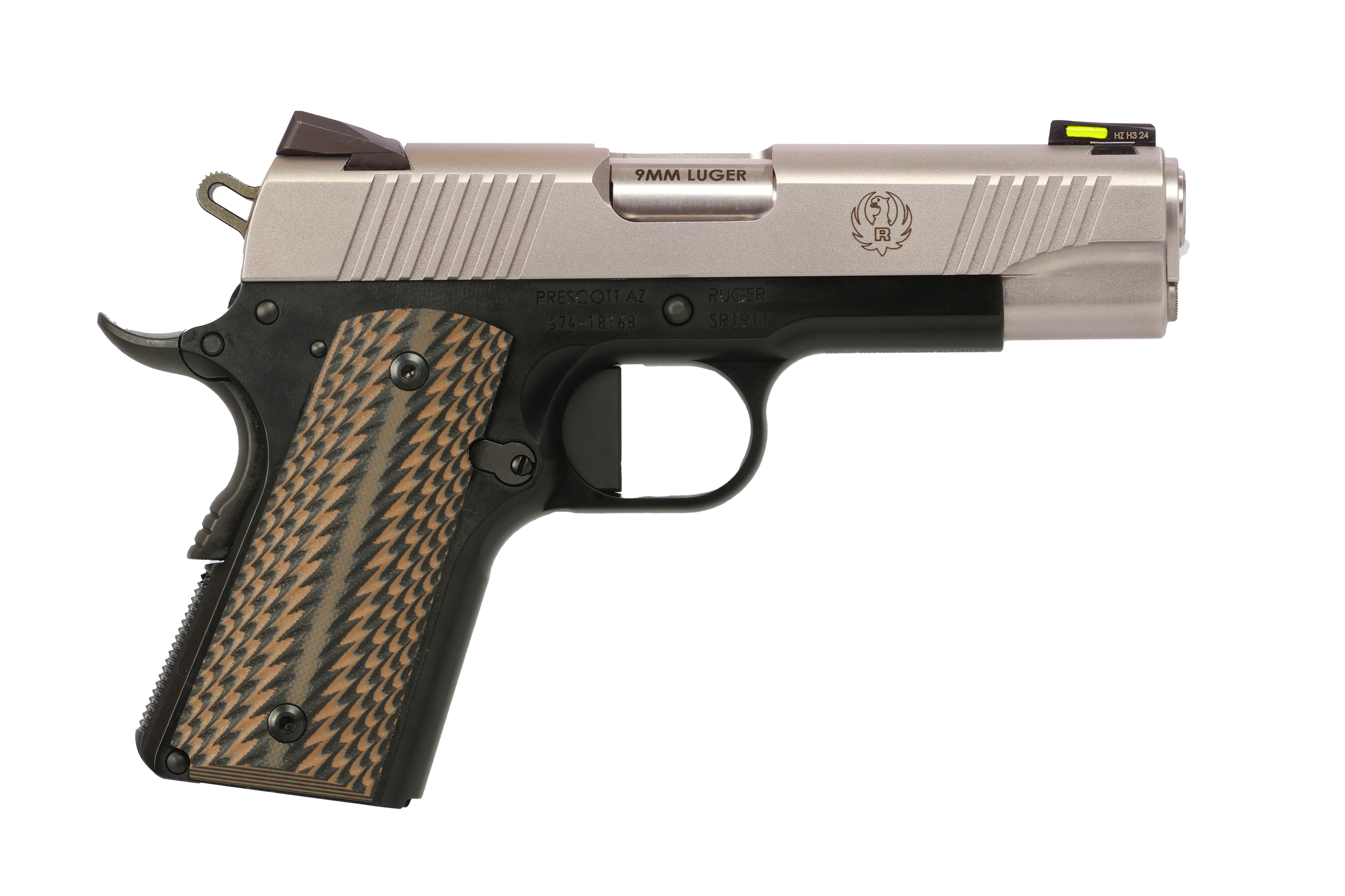 Ruger SR1911 9MM Black/Aluminum 4.25" 7+1# Semi-Auto Pistol