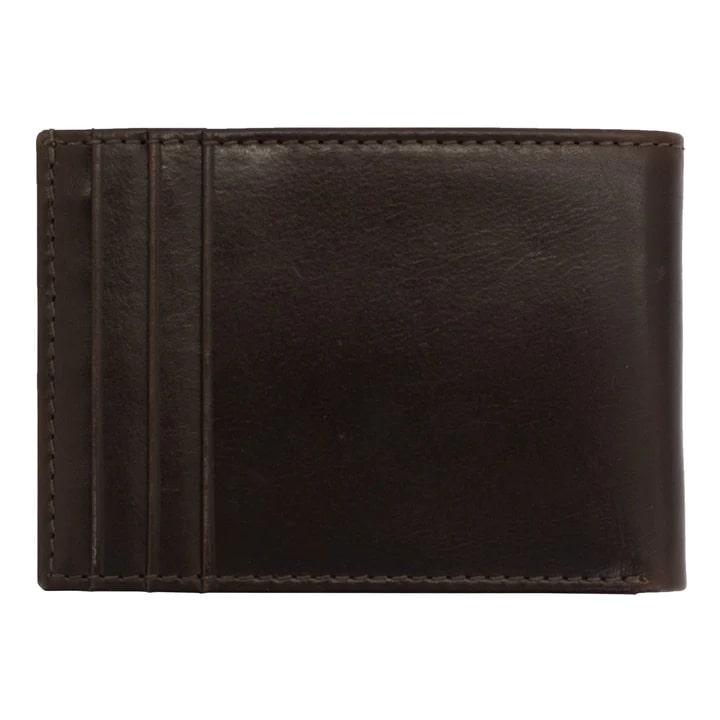 Rugged Rare Smith & Wesson Front Pocket Wallet Brown