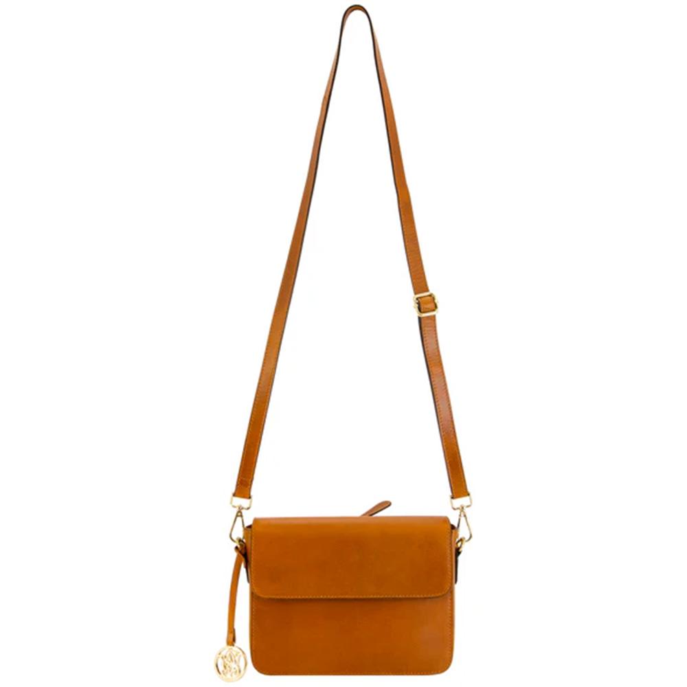 Rugged Rare Smith & Wesson Essential Crossbody Concealed Carry Purse Tan