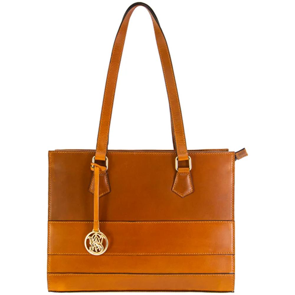 Rugged Rare Smith & Wesson Structured Handbag Concealed Carry Purse Tan