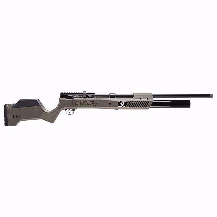 Umarex Usa Umarex Gauntlet SL30 Airgun Rifle .30 Cal PCP with Side Lever Cocking Brown Stock