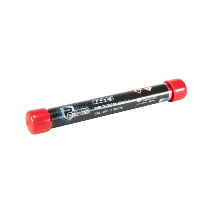 Umarex Usa Umarex Prepared2protect By T4e Pepper Ball- .50 Cal Red/white- 10 Ct