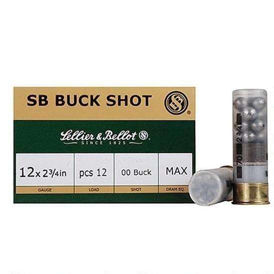 Sellier & Bellot Sellier S&B 12GA 2.75 1.25OZ 00 12PEL 25/250