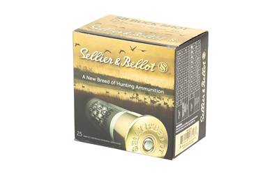 Sellier S&B 12GA 2.75 1.12OZ 00 9PEL 25/250 Sellier S&B 12GA 2.75 1.12OZ 00 9PEL 25/250