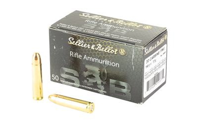 Sellier & Bellot Sellier Rifle Ammunition .30 Carbine 110 gr FMJ 1990 fps 50/ct