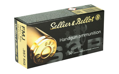 Sellier Pistol Ammo .357 Sig 140 gr FMJ 50/ct Sellier Pistol Ammo .357 Sig 140 gr FMJ 50/ct
