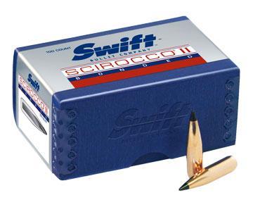 Swift Bullet Company Swift Scirocco II Bullets .338 cal .338" 210 gr BTS 100/ct