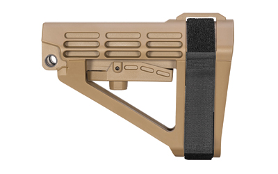 SB Tactical SB SBA4 5-Postion Adjustable Brace for AR-15 FDE