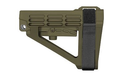 SB Tactical SB SBA4 5-Postion Adjustable Brace for AR-15 OD Green