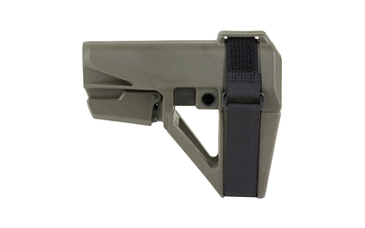 SB Tactical SB Tact Sba5 AR Pstl Brace Five-Position OD Green