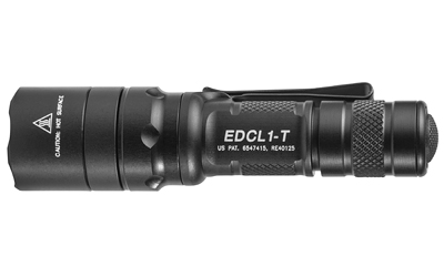 Surefire EDCL1-T Dual Output Everyday Carry Flashlight 500 Lumens Black