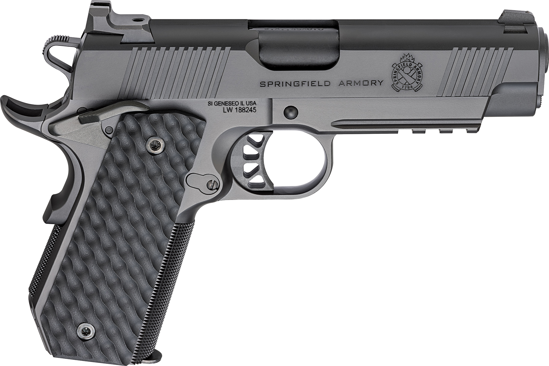 Springfield Armory Springfield 1911 TRP 45ACP Black 4.45" NS #
