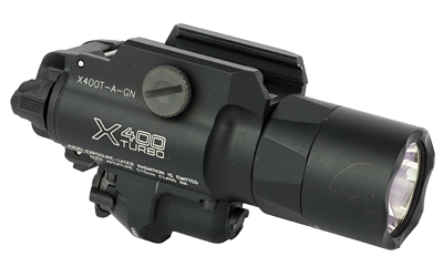 Surefire X400 TURBO Green LSR Black Weaponlight w/Laser Surefire X400 TURBO Green LSR Black Weaponlight w/Laser