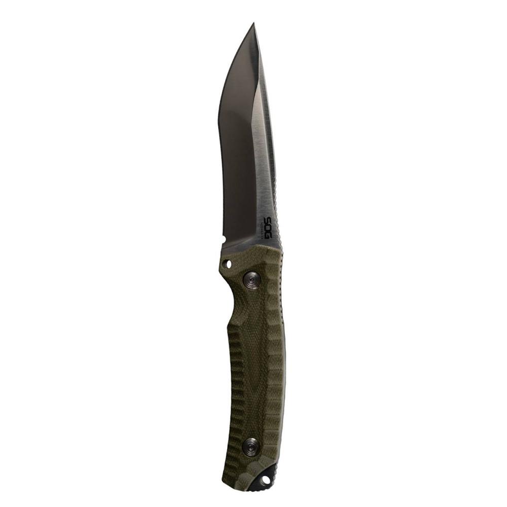 Sog Specialty Knives Inc. Sog Knives Hidaka FX Fixed Knife 4-4/5" Drop Point Blade Green