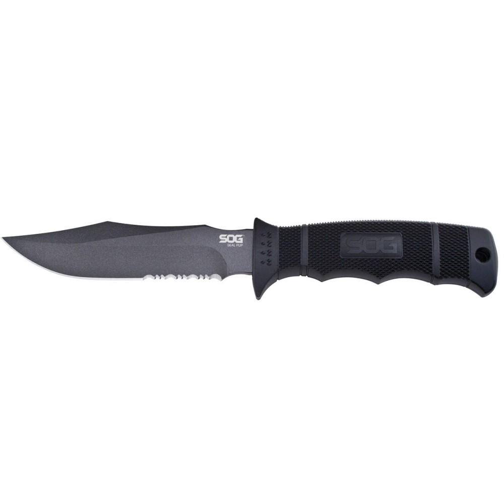 Sog Specialty Knives Inc. Sog Seal Pup Blck 4.75" Nylon W/sth Fixed Blade Knife