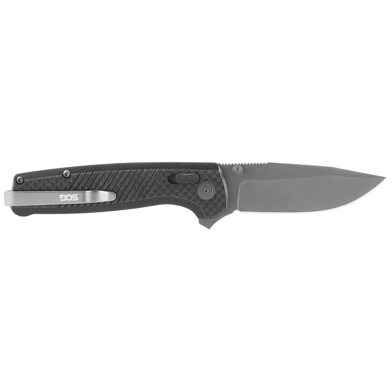 Sog Specialty Knives Inc. Sog Terminus XR LTE Folding Knife 2.95" Blade Black and Grey