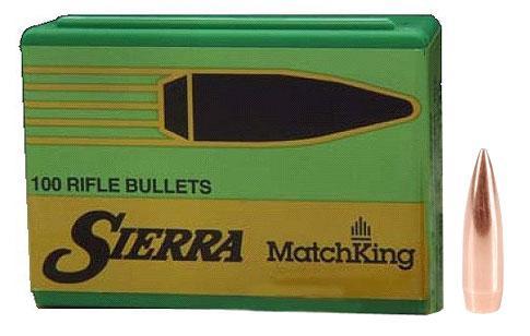 Sierra Bullets Sierra MatchKing Rifle Bullets (500/ct) .22 cal .224" 52 gr HPBT MATCH