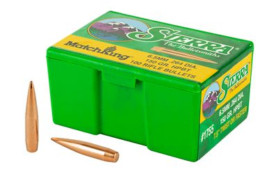 Sierra Bullets Sierra Matchking Bullets 6.5mm/.264 cal .264" 150 gr