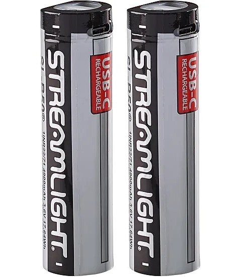 Streamlight SL-B50 SB-C Rechargeable Battery Pack 2/ct
