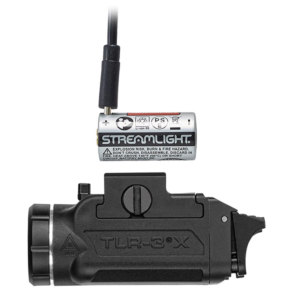 Streamlight TLR-3 X Handgun Light for Glock Slimline CR123A 500 Lumens Black Streamlight TLR-3 X Handgun Light for Glock Slimline CR123A 500 Lumens Black