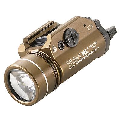 Streamlight TLR-1 HL Weapon Light 1000 Lumens FDE Streamlight TLR-1 HL Weapon Light 1000 Lumens FDE