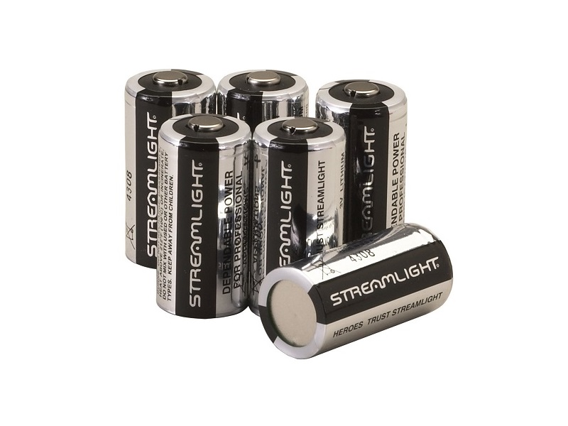 Streamlight 3V Lithium Battery 6/Pack Accessory-Lights