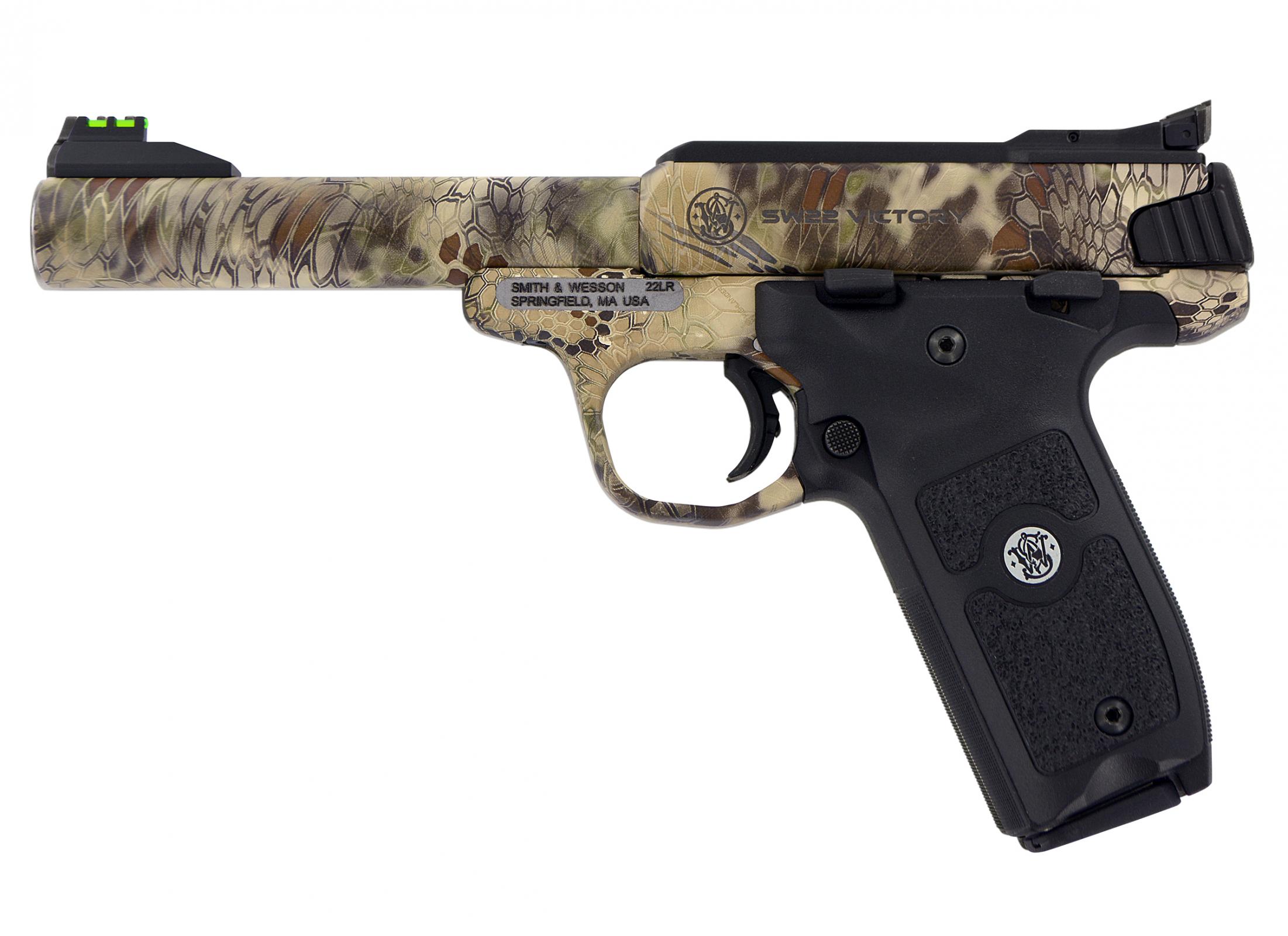 Smith Sw22 Victory 22LR Kryptek 5.5" Firearm Smith Sw22 Victory 22LR Kryptek 5.5" Firearm