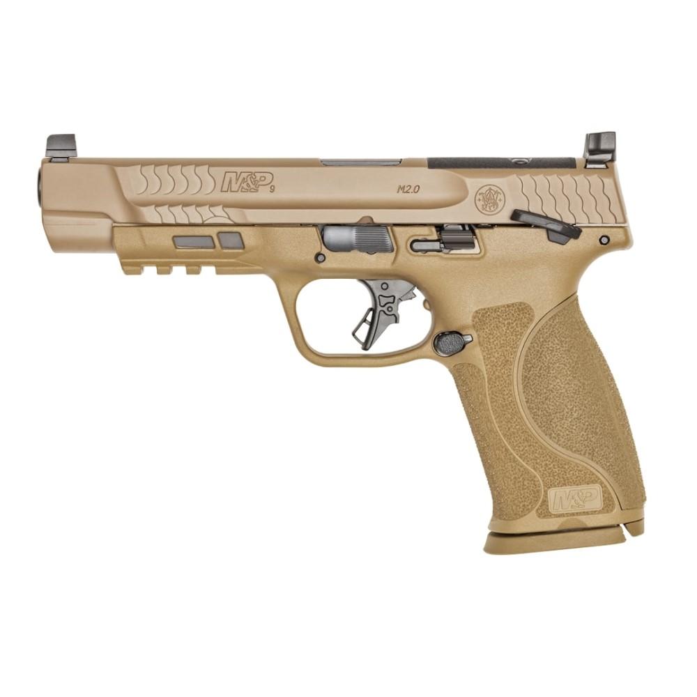 Smith M&p9 M2.0 9mm FDE 17+1 5" Or Semi-Auto Pistol Smith M&p9 M2.0 9mm FDE 17+1 5" Or Semi-Auto Pistol
