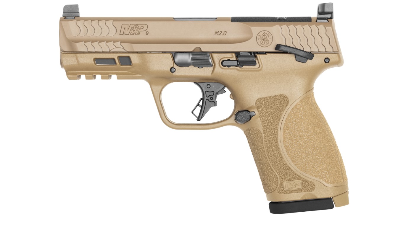 Smith and Wesson Smith M&p9 M2.0 Cpt 9mm 10+1 FDE Or Semi-Auto Pistol