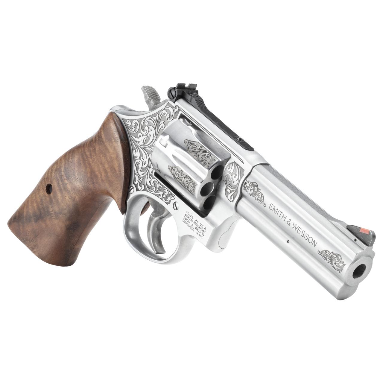 Smith 686 PLUS 357MAG 4" Stainless 7RD ENG Smith 686 PLUS 357MAG 4" Stainless 7RD ENG