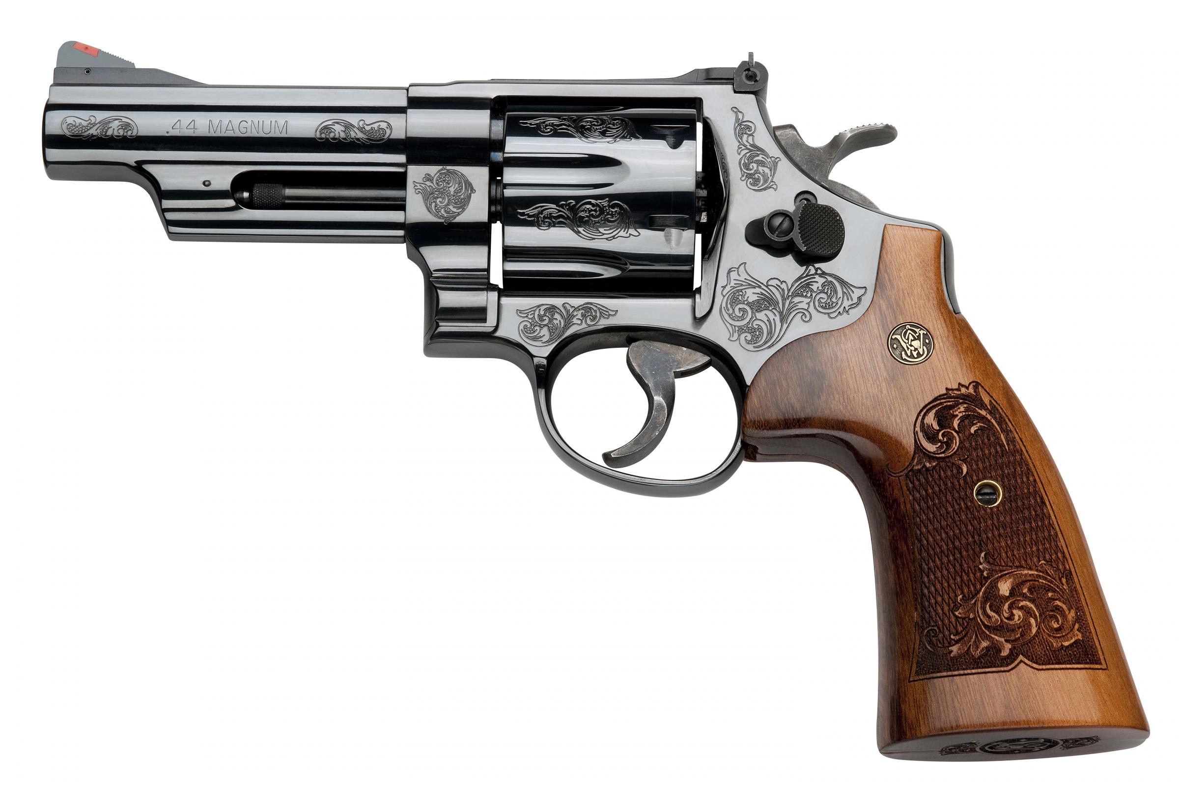 Smith and Wesson Smith 29 Engraved 44M/44S Bl/wd 4" Revolver