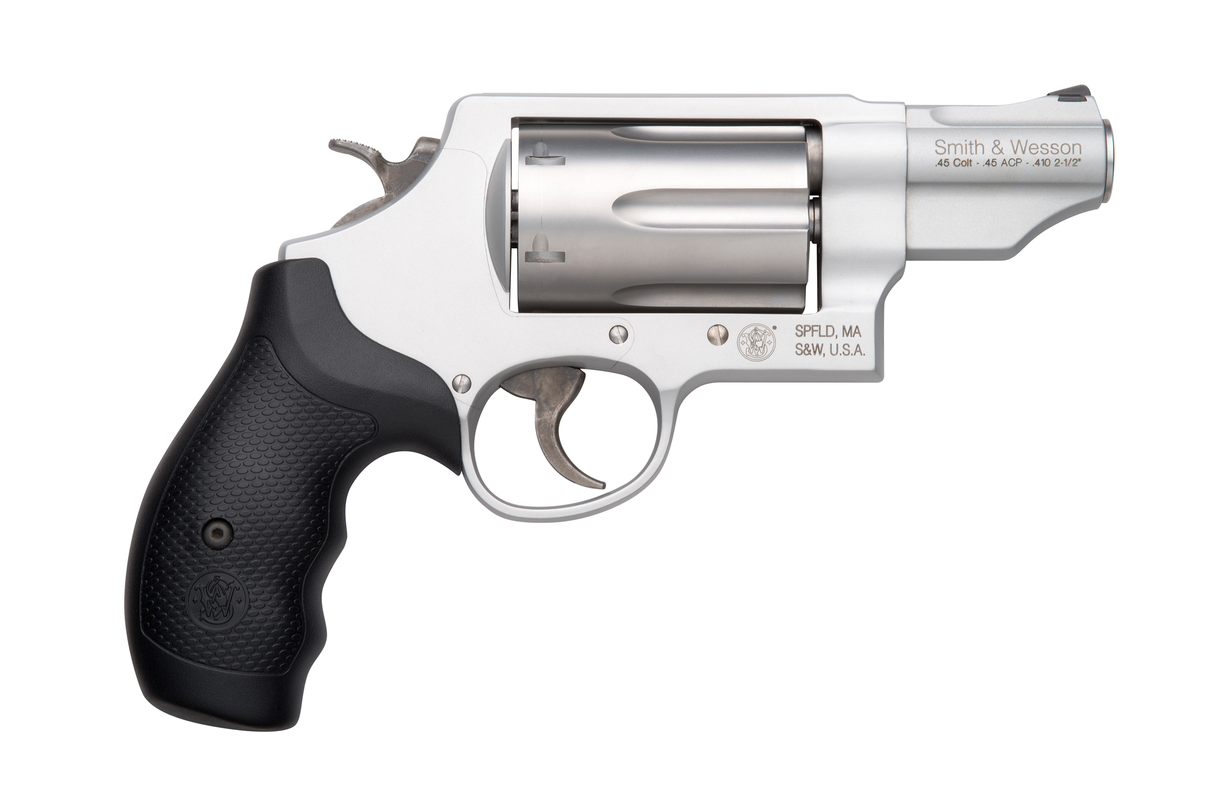 Smith and Wesson S&W Governor Silver Handgun .45 Colt/410 ga 6rd Capacity 2.75" Barrel