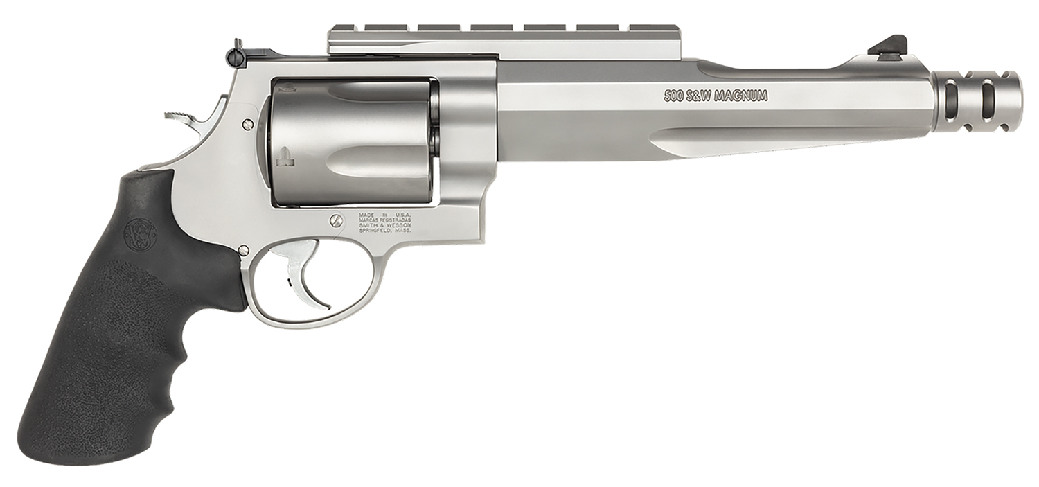 Smith and Wesson S&W PC Model 500 Handgun .500 S&W Magazine 5rd Capacity 7.5" Barrel Silver Finish