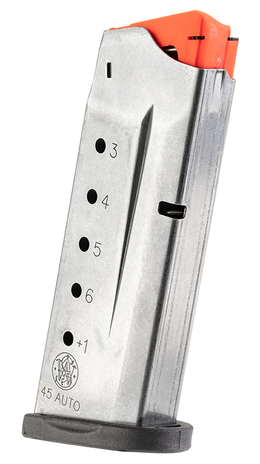 Smith and Wesson Smith & Wesson M&P Shield Handgun Magazine Stainless Steel .45 Auto 6/rd