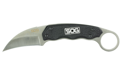 SOG Knives & Tools SOG Gambit Black 2.58" W/sheath Fixed Blade Knife