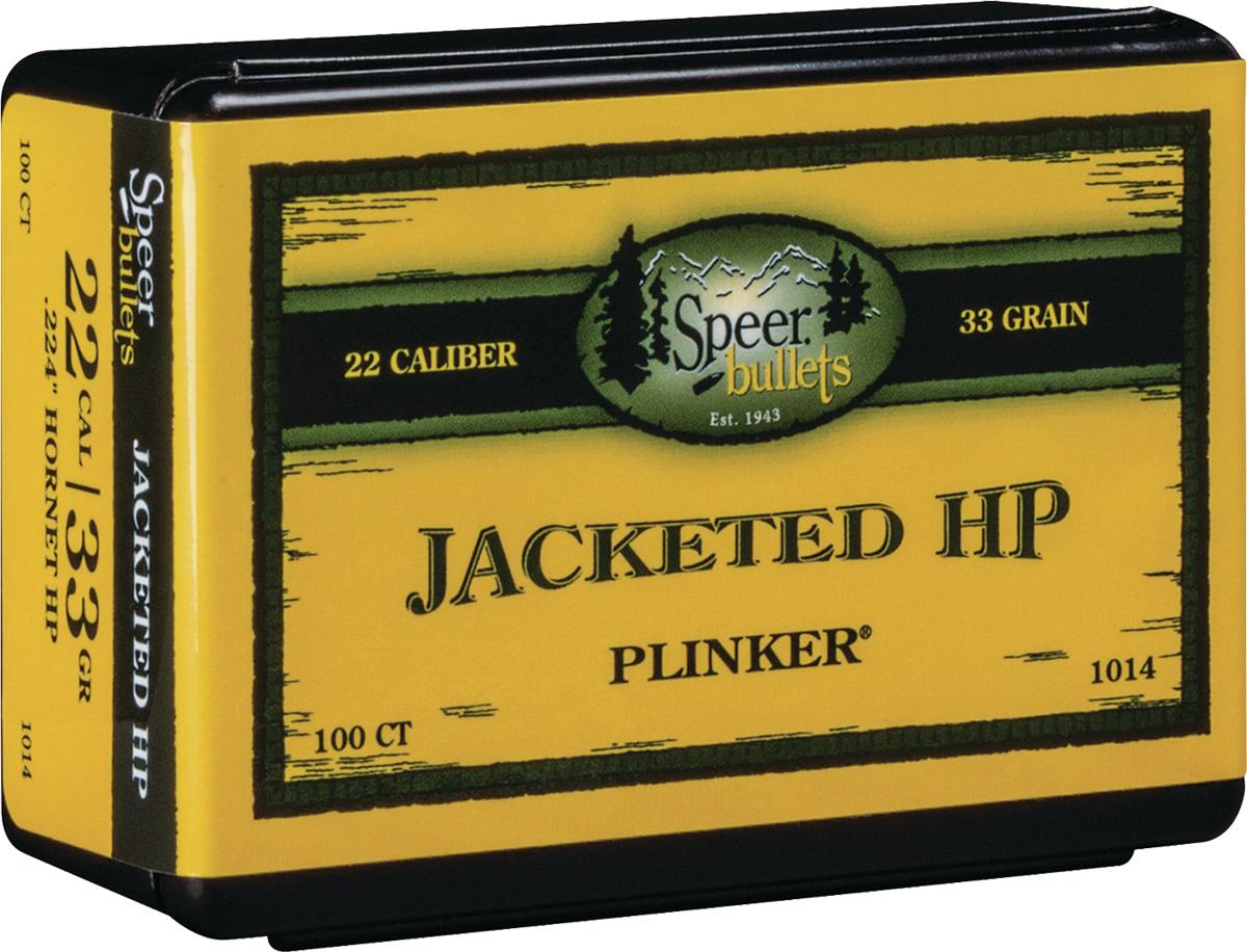 Speer TNT Varmint Rifle Bullet .22 Hornet .224" 33 gr Hornet JHP 100/ct