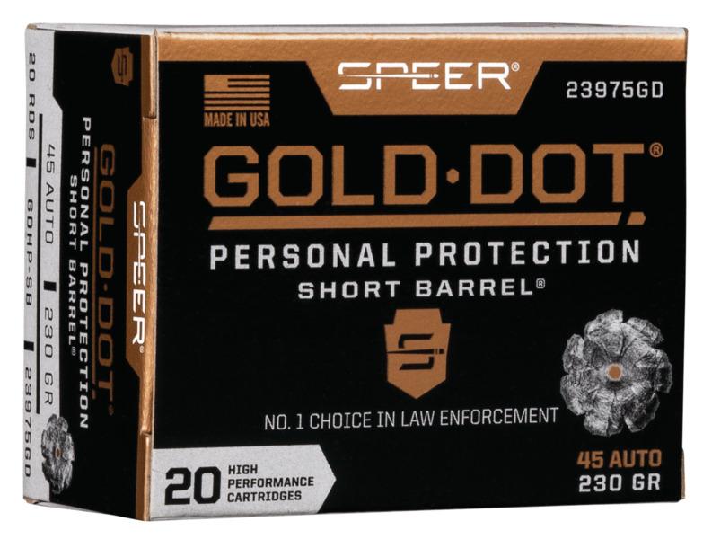 Speer Spr Gold Dot 45ACP 230G Hp Sb 20/200