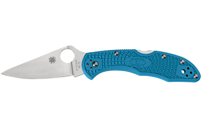 Spyderco Delica 4 Ltwt Blue Folding Knife