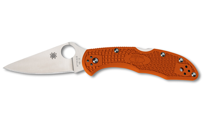 Spyderco Delica 4 2.9" Orange Folding Knife