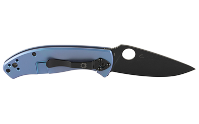 Spyderco Tenacious Ti 3.35" Blue/black Folding Knife Spyderco Tenacious Ti 3.35" Blue/black Folding Knife
