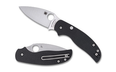 Spyderco Sage 6 Button Cmp Lck Black Folding Knife