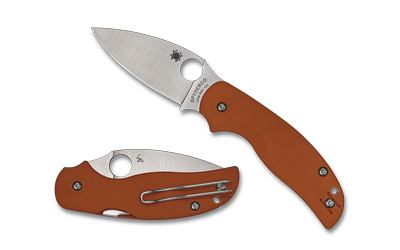 Spyderco Sage 5 Brnt G-10 3" Org Folding Knife