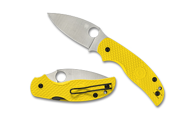 Spyderco Sage 5 Lw Salt 3" Yellow Folding Knife