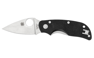 Spyderco Cat Black G-10 Plainedge Folding Knife