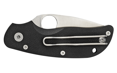 Spyderco Cat Black G-10 Plainedge Folding Knife Spyderco Cat Black G-10 Plainedge Folding Knife