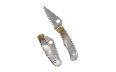 Spyderco Bug 1.25" Nick/silv Abalone Folding Knife
